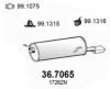 PEUGE 1726ZN End Silencer